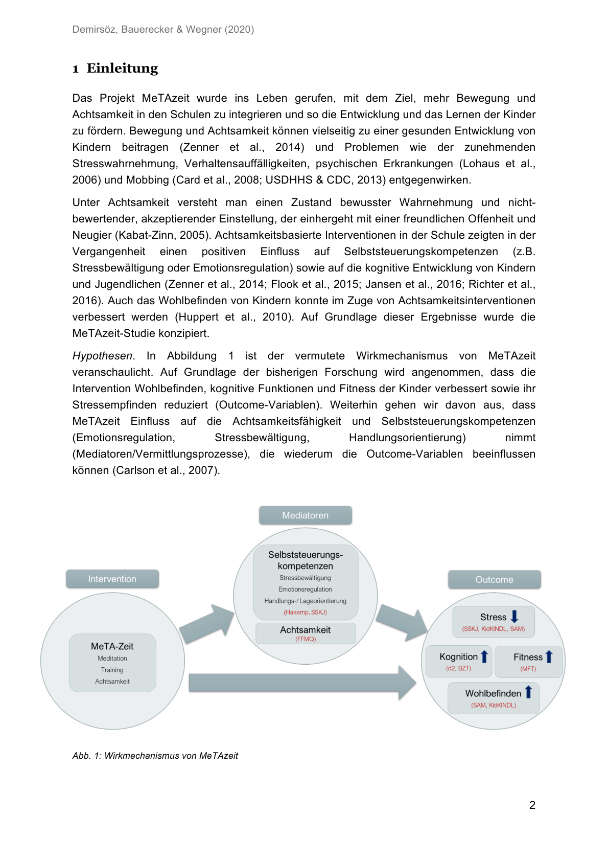 Studienbericht, Seite 2
