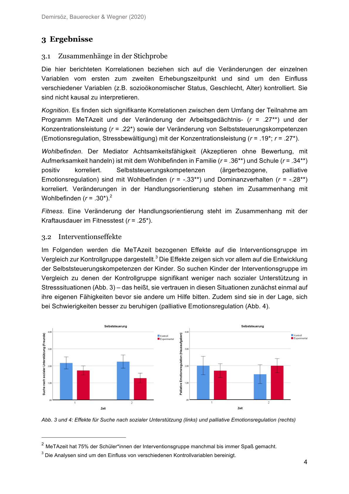 Studienbericht, Seite 4